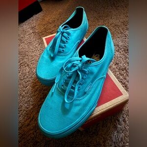 Vans Bright Blue Canvas Shoes